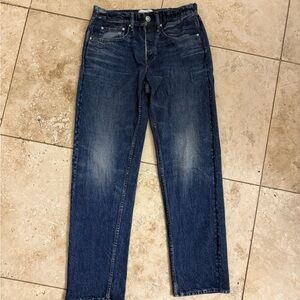 rag & bone miramar Mel, straight leg sweatpants jeans, dark Wash size medium